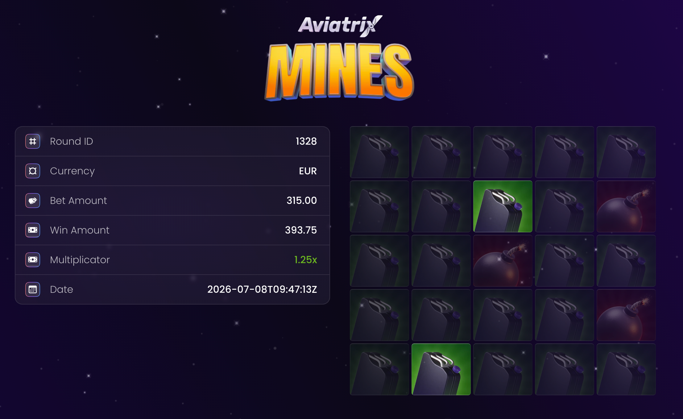 Mines Game Round